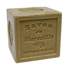 Cube of Marseille olive oil soap